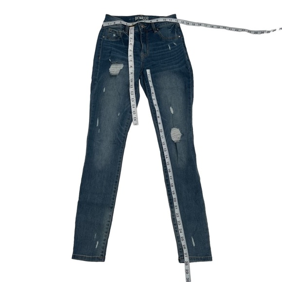 Rewash Mid Rise Distressed Skinny Jeans Size 3 (26) Women’s - Picture 5 of 6